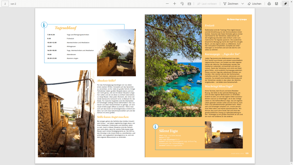 Shape YA auf Mallorca