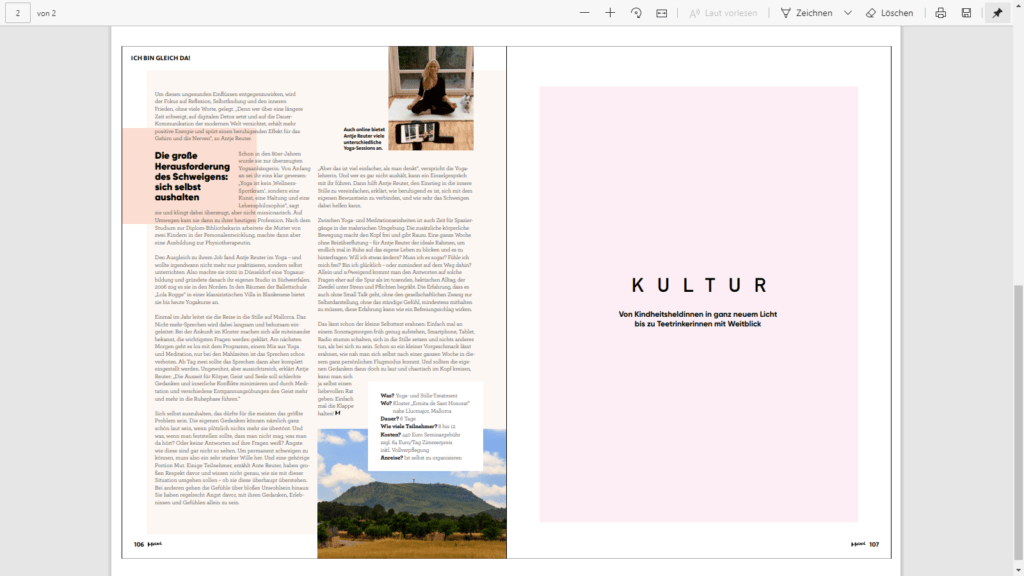 Maxi YA auf Mallorca